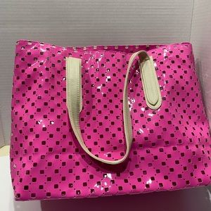 New neon pink tote